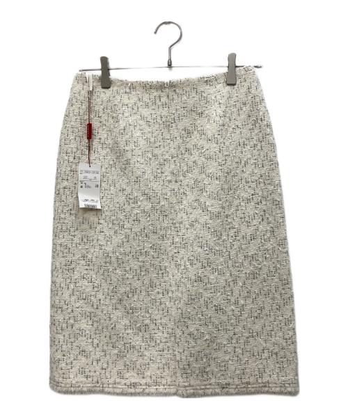 AMACA（アマカ）AMACA (アマカ) ツイードセットアップ ホワイト サイズ:38の古着・服飾アイテム