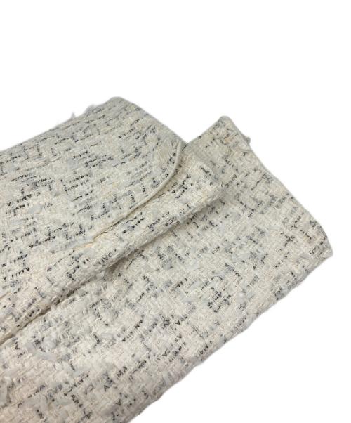 AMACA（アマカ）AMACA (アマカ) ツイードセットアップ ホワイト サイズ:38の古着・服飾アイテム