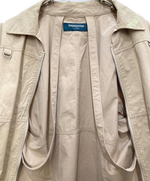 PHINGERIN（フィンガリン）PHINGERIN (フィンガリン) ジップアップジャケット ベージュ サイズ:Ｓの古着・服飾アイテム