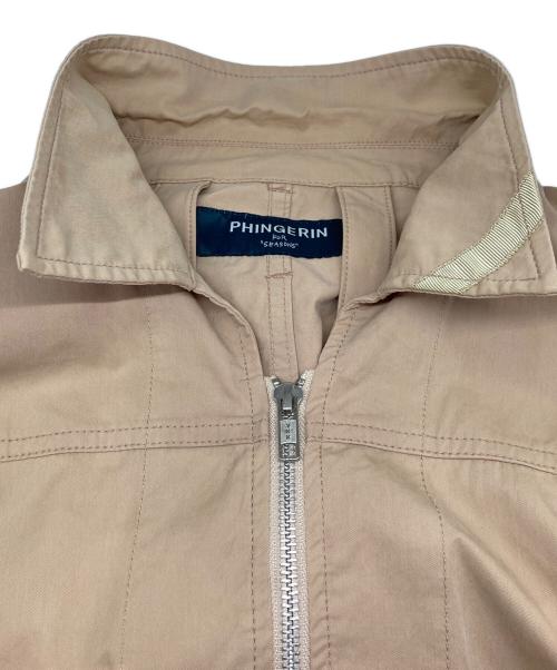 PHINGERIN（フィンガリン）PHINGERIN (フィンガリン) ジップアップジャケット ベージュ サイズ:Ｓの古着・服飾アイテム