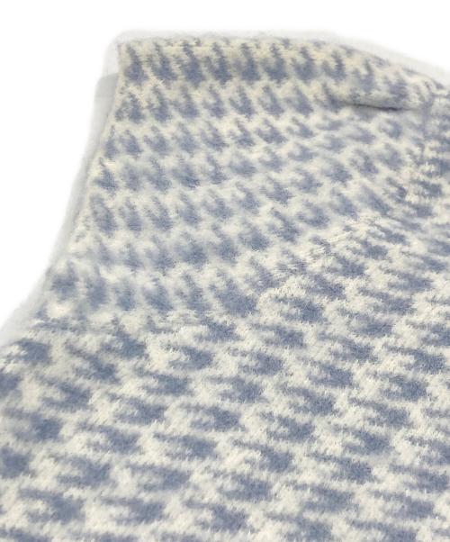 eimy istoire（エイミーイストワール）eimy istoire (エイミーイストワール) ニットワンピース ブルー×ホワイト サイズ:free 未使用品の古着・服飾アイテム