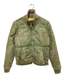 DIESEL（ディーゼル）の古着「ミリタリー中綿ジャケット」｜カーキ