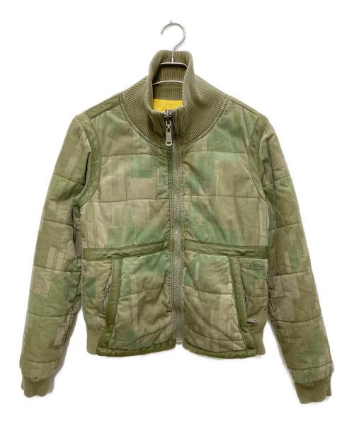 DIESEL（ディーゼル）DIESEL (ディーゼル) ミリタリー中綿ジャケット カーキ サイズ:XSの古着・服飾アイテム
