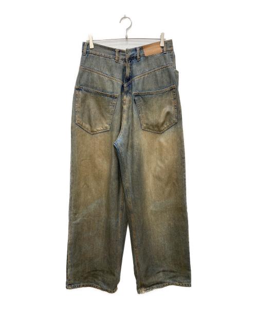 PROJECT G/R（プロジェクト ジーアール）PROJECT G/R (プロジェクト ジーアール) Coated Backward Denim Pants/コーテッド バックワード デニム パンツ インディゴ サイズ:2の古着・服飾アイテム