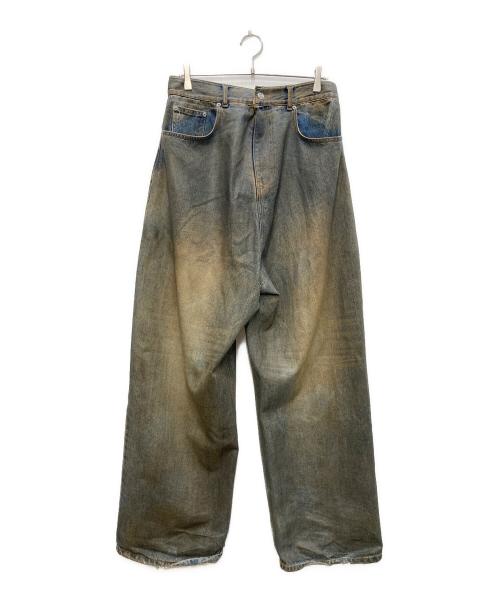 PROJECT G/R（プロジェクト ジーアール）PROJECT G/R (プロジェクト ジーアール) Coated Backward Denim Pants/コーテッド バックワード デニム パンツ インディゴ サイズ:2の古着・服飾アイテム