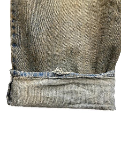 PROJECT G/R（プロジェクト ジーアール）PROJECT G/R (プロジェクト ジーアール) Coated Backward Denim Pants/コーテッド バックワード デニム パンツ インディゴ サイズ:2の古着・服飾アイテム