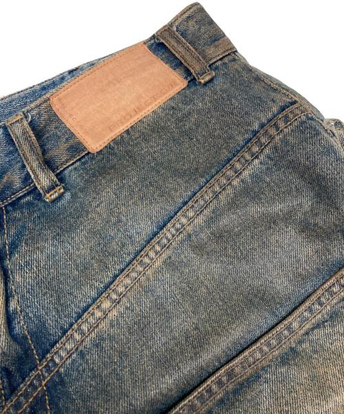 PROJECT G/R（プロジェクト ジーアール）PROJECT G/R (プロジェクト ジーアール) Coated Backward Denim Pants/コーテッド バックワード デニム パンツ インディゴ サイズ:2の古着・服飾アイテム