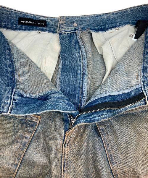 PROJECT G/R（プロジェクト ジーアール）PROJECT G/R (プロジェクト ジーアール) Coated Backward Denim Pants/コーテッド バックワード デニム パンツ インディゴ サイズ:2の古着・服飾アイテム