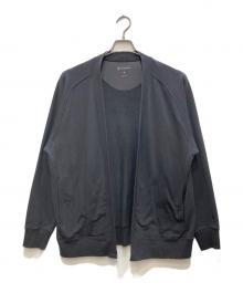 GOLDWIN（ゴールドウイン）の古着「リオプティマム スウェットカーディガン」｜ブラック