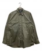 THE NORTH FACEザ ノース フェイス）の古着「ロングスリーブロックステディチノシャツ」｜カーキ
