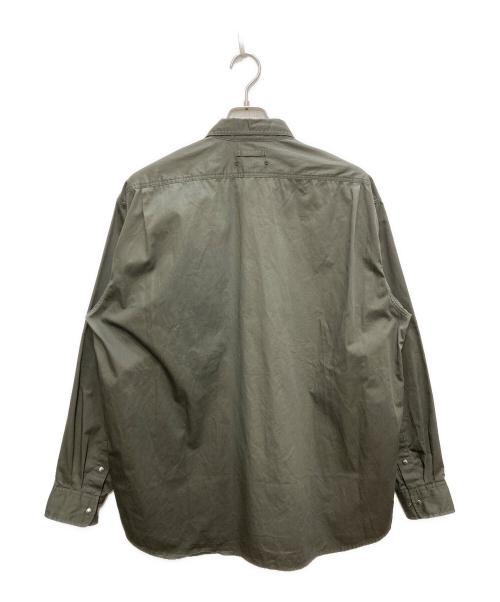 THE NORTH FACE（ザ ノース フェイス）THE NORTH FACE (ザ ノース フェイス) ロングスリーブロックステディチノシャツ カーキ サイズ:Lの古着・服飾アイテム