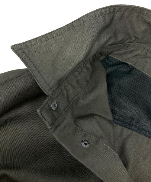 THE NORTH FACE（ザ ノース フェイス）THE NORTH FACE (ザ ノース フェイス) ロングスリーブロックステディチノシャツ カーキ サイズ:Lの古着・服飾アイテム