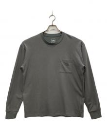 THE NORTH FACE（ザ ノース フェイス）の古着「ロングスリーブコンフォーティブNBクルー」｜グレー