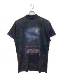 BALENCIAGA（バレンシアガ）の古着「Paris Moon Oversized Tee/パリス　ムーン　オーバーサイズ　ティー」｜ブラック