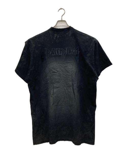 BALENCIAGA（バレンシアガ）BALENCIAGA (バレンシアガ) Paris Moon Oversized Tee/パリス　ムーン　オーバーサイズ　ティー ブラック サイズ:1の古着・服飾アイテム