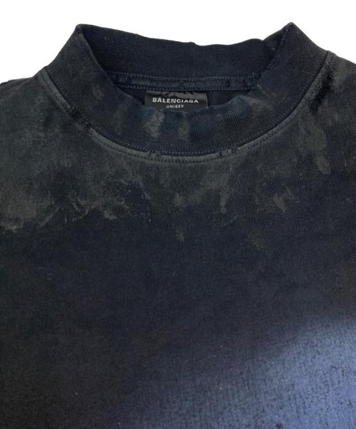 BALENCIAGA（バレンシアガ）BALENCIAGA (バレンシアガ) Paris Moon Oversized Tee/パリス　ムーン　オーバーサイズ　ティー ブラック サイズ:1の古着・服飾アイテム