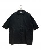 FRAMeWORKフレームワーク）の古着「撥水ポンチョトレンチコート」｜ブラック