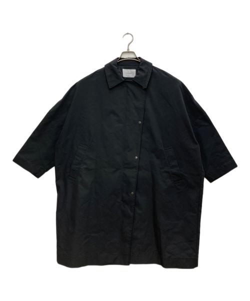 FRAMeWORK（フレームワーク）FRAMeWORK (フレームワーク) 撥水ポンチョトレンチコート ブラック サイズ:36の古着・服飾アイテム