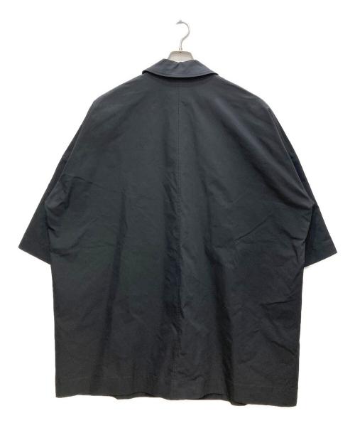 FRAMeWORK（フレームワーク）FRAMeWORK (フレームワーク) 撥水ポンチョトレンチコート ブラック サイズ:36の古着・服飾アイテム
