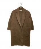 TODAYFULトゥデイフル）の古着「Over Check Coat/オーバー チェック コート」｜ブラウン