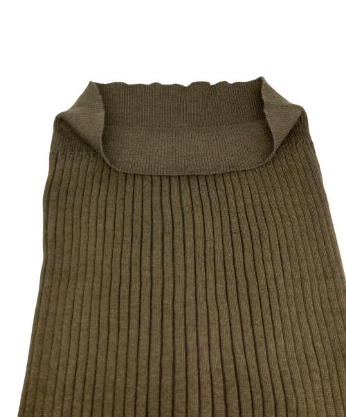 GUCCI（グッチ）GUCCI (グッチ) レースアップニット カーキ サイズ:Ｓの古着・服飾アイテム