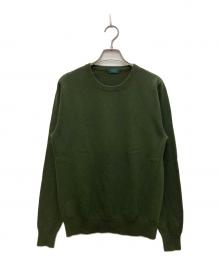Zanone（ザノーネ）の古着「ウールカシミヤニット」｜カーキ