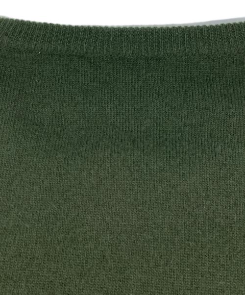 Zanone（ザノーネ）Zanone (ザノーネ) ウールカシミヤニット カーキ サイズ:46の古着・服飾アイテム