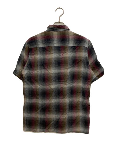 TOWN CRAFT（タウンクラフト）TOWN CRAFT (タウンクラフト) 60'sオンブレチェックシャツ レッド×グレー サイズ:Sの古着・服飾アイテム