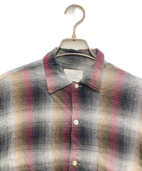 TOWN CRAFT（タウンクラフト）TOWN CRAFT (タウンクラフト) 60'sオンブレチェックシャツ レッド×グレー サイズ:Sの古着・服飾アイテム