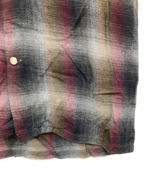 TOWN CRAFT（タウンクラフト）TOWN CRAFT (タウンクラフト) 60'sオンブレチェックシャツ レッド×グレー サイズ:Sの古着・服飾アイテム