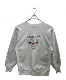 Champion REVERSE WEAVE（チャンピオン リバース ウィーブ）の古着「刺繍プリントスウェット」｜グレー