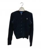 POLO RALPH LAURENポロ・ラルフローレン）の古着「ケーブルニットカーディガン」｜ブラック