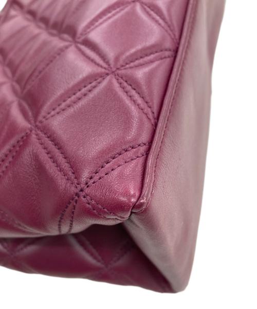 Kate Spade（ケイトスペード）Kate Spade (ケイトスペード) チェーンショルダーキルティングバッグ パープルの古着・服飾アイテム