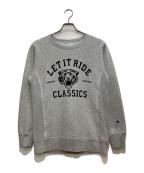 Champion REVERSE WEAVEチャンピオン リバース ウィーブ）の古着「プリントスウェット」｜グレー