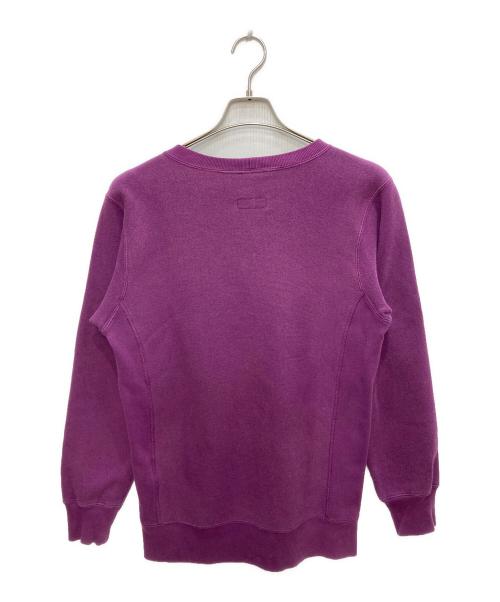 Champion REVERSE WEAVE（チャンピオン リバース ウィーブ）Champion REVERSE WEAVE (チャンピオン リバース ウィーブ) プリントスウェット パープル サイズ:Mの古着・服飾アイテム