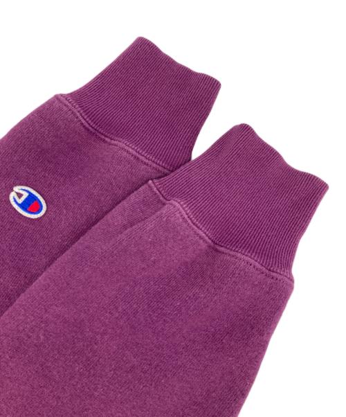 Champion REVERSE WEAVE（チャンピオン リバース ウィーブ）Champion REVERSE WEAVE (チャンピオン リバース ウィーブ) プリントスウェット パープル サイズ:Mの古着・服飾アイテム