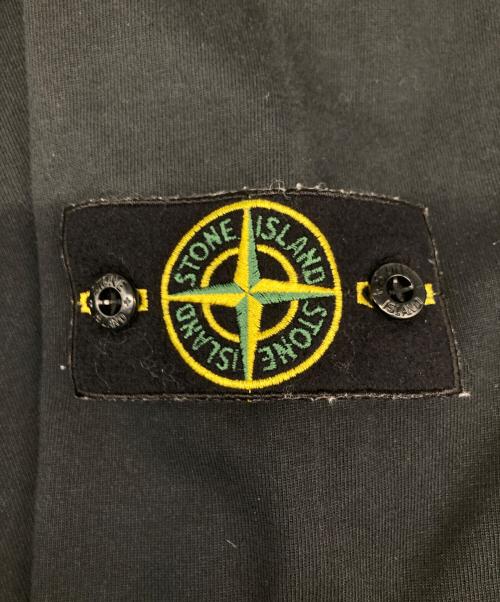 STONE ISLAND（ストーンアイランド）STONE ISLAND (ストーンアイランド) ヘビーウェイトコットンクルーネックL/Sカットソー ブラック サイズ:Ｓの古着・服飾アイテム