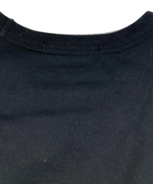 STONE ISLAND（ストーンアイランド）STONE ISLAND (ストーンアイランド) ヘビーウェイトコットンクルーネックL/Sカットソー ブラック サイズ:Ｓの古着・服飾アイテム