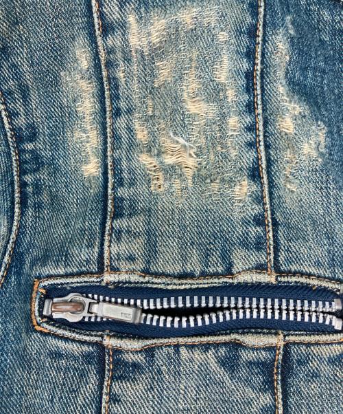 TORNADO MART（トルネードマート）TORNADO MART (トルネードマート) ハイネックジップアップデニムジャケット インディゴ サイズ:Ｍの古着・服飾アイテム