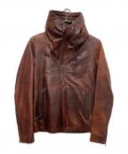 Harufハルフ）の古着「シープレザージャケット」｜ブラウン