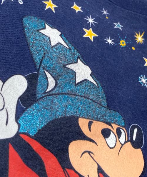 DISNEY（ディズニー）DISNEY (ディズニー) FANTASIA ファンタジア 90'sプリントTシャツ ネイビー サイズ:ＸＬの古着・服飾アイテム