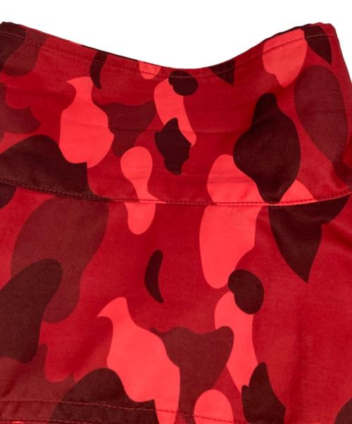 A BATHING APE（ア ベイシング エイプ）A BATHING APE (ア ベイシング エイプ) COLOR CAMO APE HEAD ONE POINT SHIRT/カラーカモエイプヘッドワンポイントシャツ レッド サイズ:2XLの古着・服飾アイテム