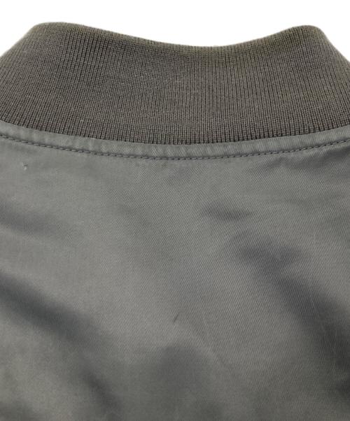 A BATHING APE（ア ベイシング エイプ）A BATHING APE TIGER EMBROIDERY REVERSIBLE LIGHT BOMBER JACKET/タイガー エンブロイダリー リバーシブル ライト ボンバー ジャケット グレー サイズ:Lの古着・服飾アイテム