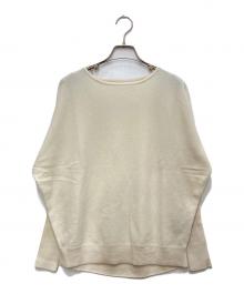 GALLARDA GALANTE（ガリャルダガランテ）の古着「ボートカシミヤドルマンニット」｜ホワイト