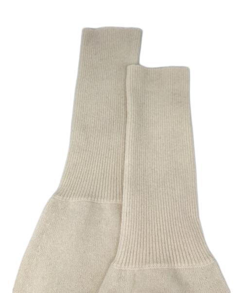 GALLARDA GALANTE（ガリャルダガランテ）GALLARDA GALANTE (ガリャルダガランテ) ボートカシミヤドルマンニット ホワイト サイズ:freeの古着・服飾アイテム