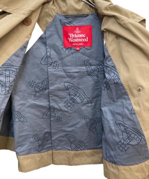 Vivienne Westwood RED LABEL（ヴィヴィアンウエストウッドレッドレーベル）Vivienne Westwood RED LABEL (ヴィヴィアンウエストウッドレッドレーベル) ショートトレンチジャケット ベージュ サイズ:00の古着・服飾アイテム
