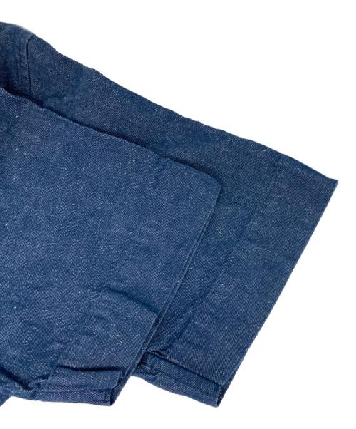 MHL（エムエイチエル）MHL (エムエイチエル) COTTON HEMP DRILL DRESS/コットンヘンプドリルドレス インディゴ サイズ:2の古着・服飾アイテム