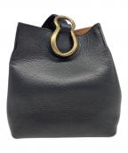 TOFF&LOADSTONEトフアンドロードストーン）の古着「リングハンドルバッグ」｜ブラック