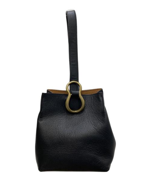 TOFF&LOADSTONE（トフアンドロードストーン）TOFF&LOADSTONE (トフアンドロードストーン) リングハンドルバッグ ブラックの古着・服飾アイテム
