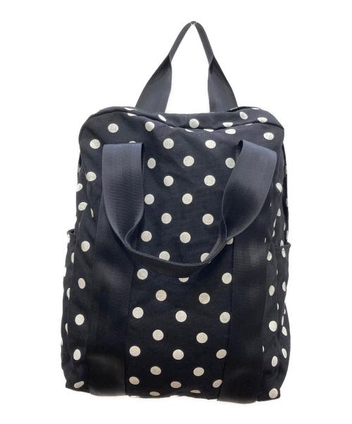 BLACK COMME des GARCONS（ブラックコムデギャルソン）BLACK COMME des GARCONS (ブラックコムデギャルソン) ドットデザインリュック ブラックの古着・服飾アイテム